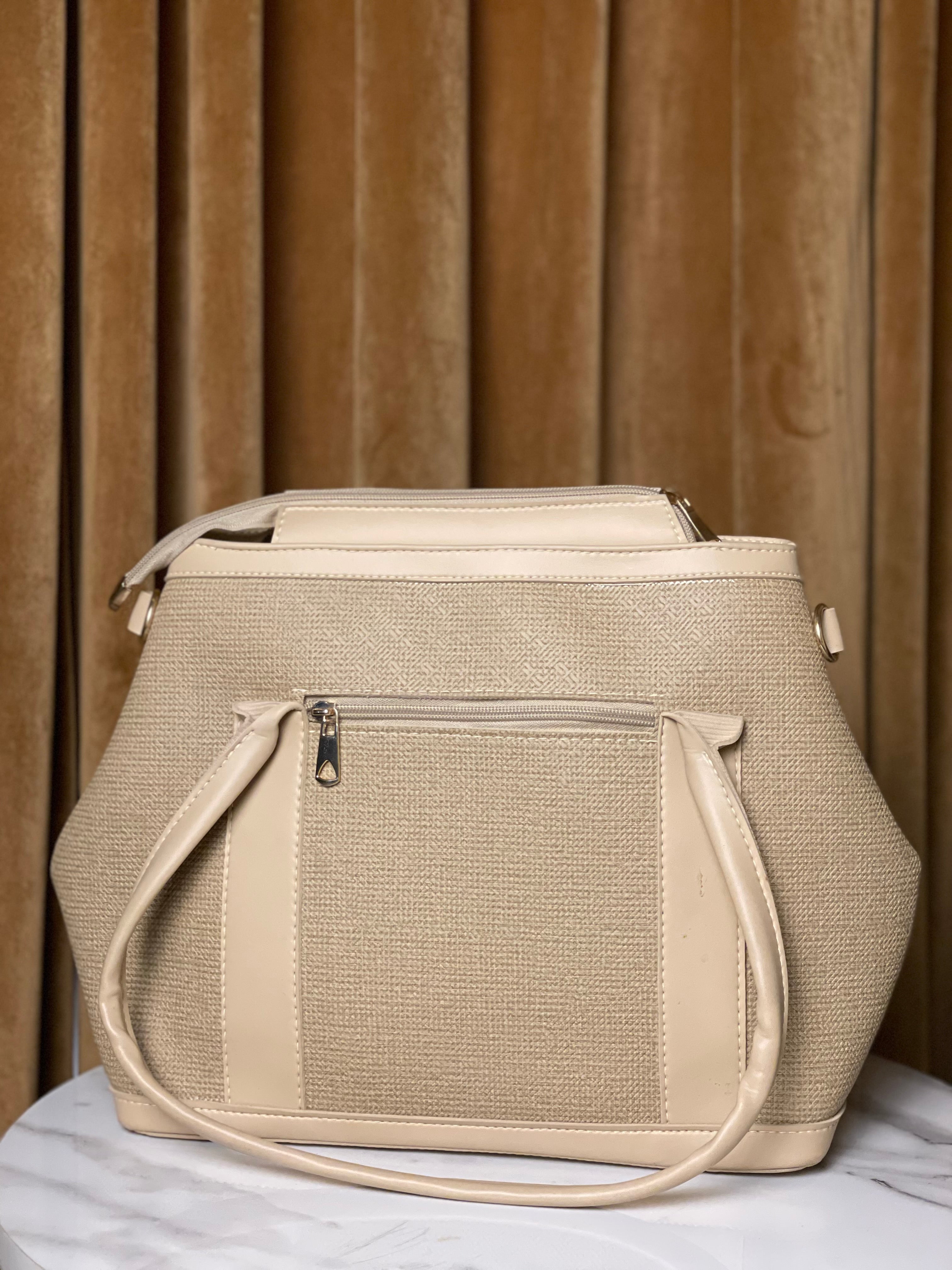 Beige handbag 