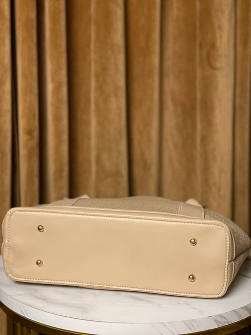 Beige handbag 
