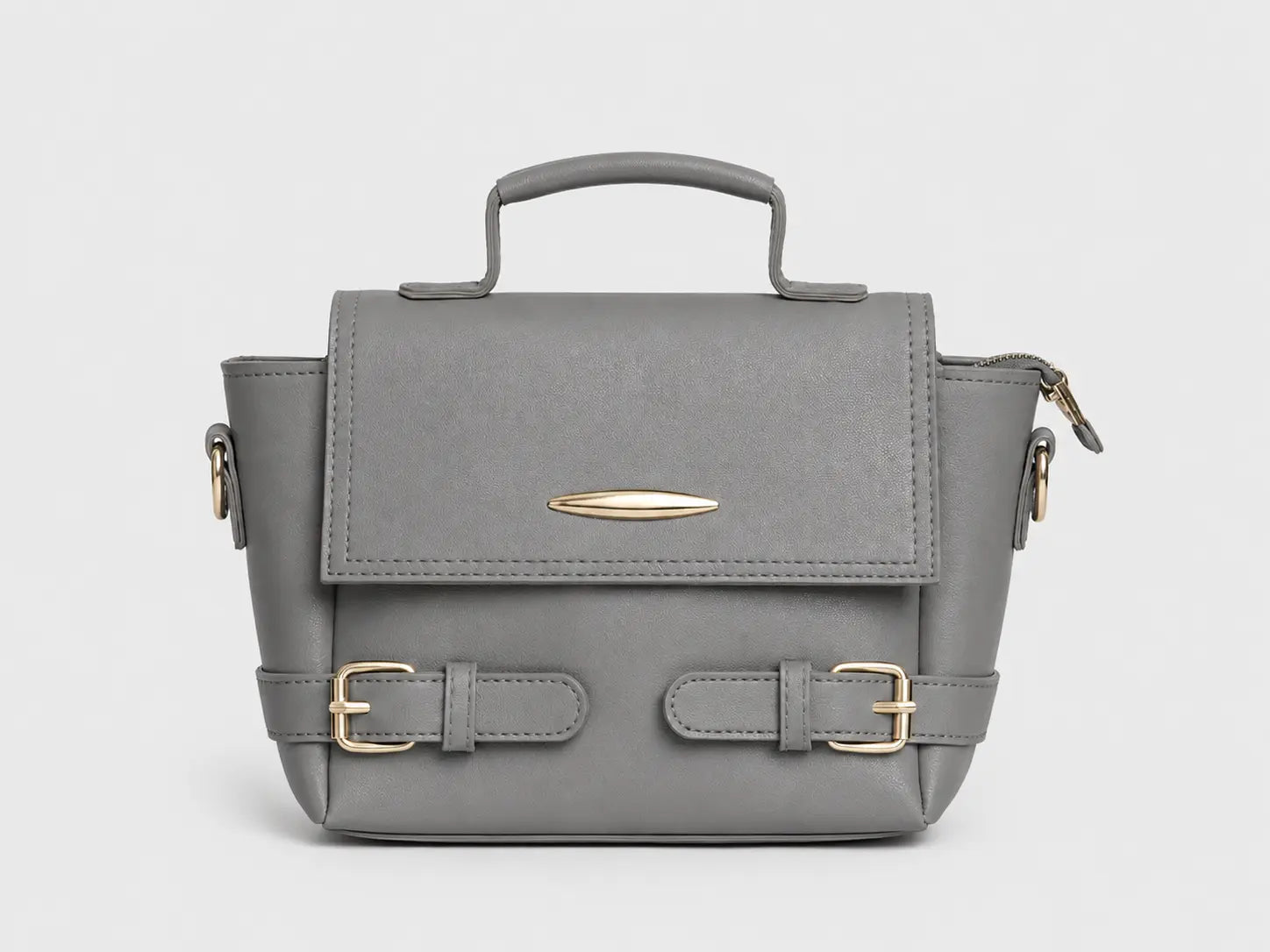 Gray Mini Hand Bag