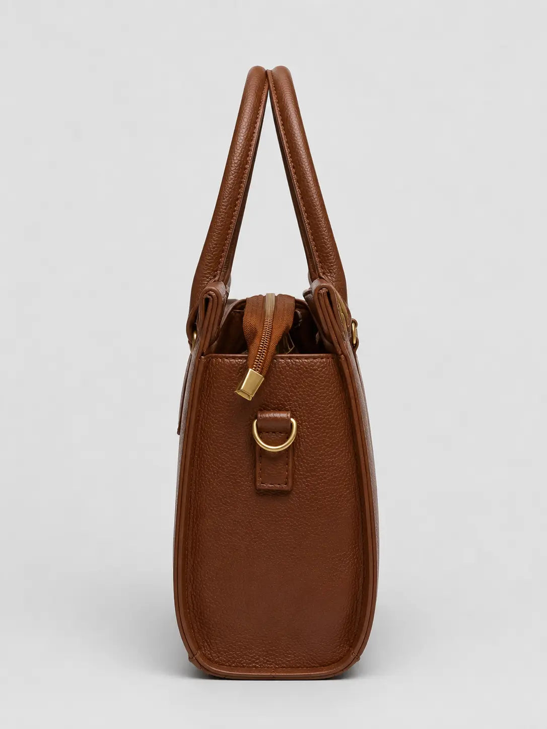 Tan Bloom Shoulder Bag