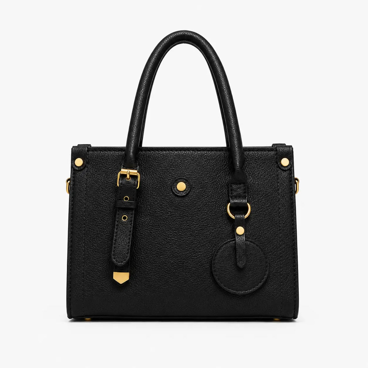 Black Bloom Shoulder Bag