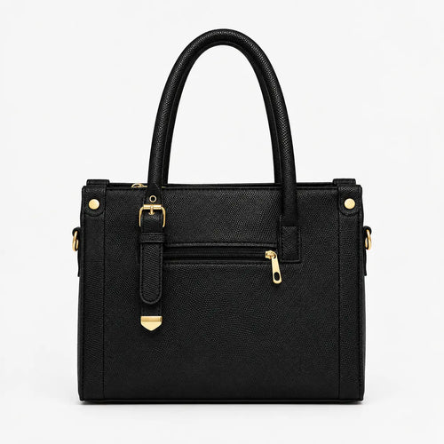 Black Bloom Shoulder Bag
