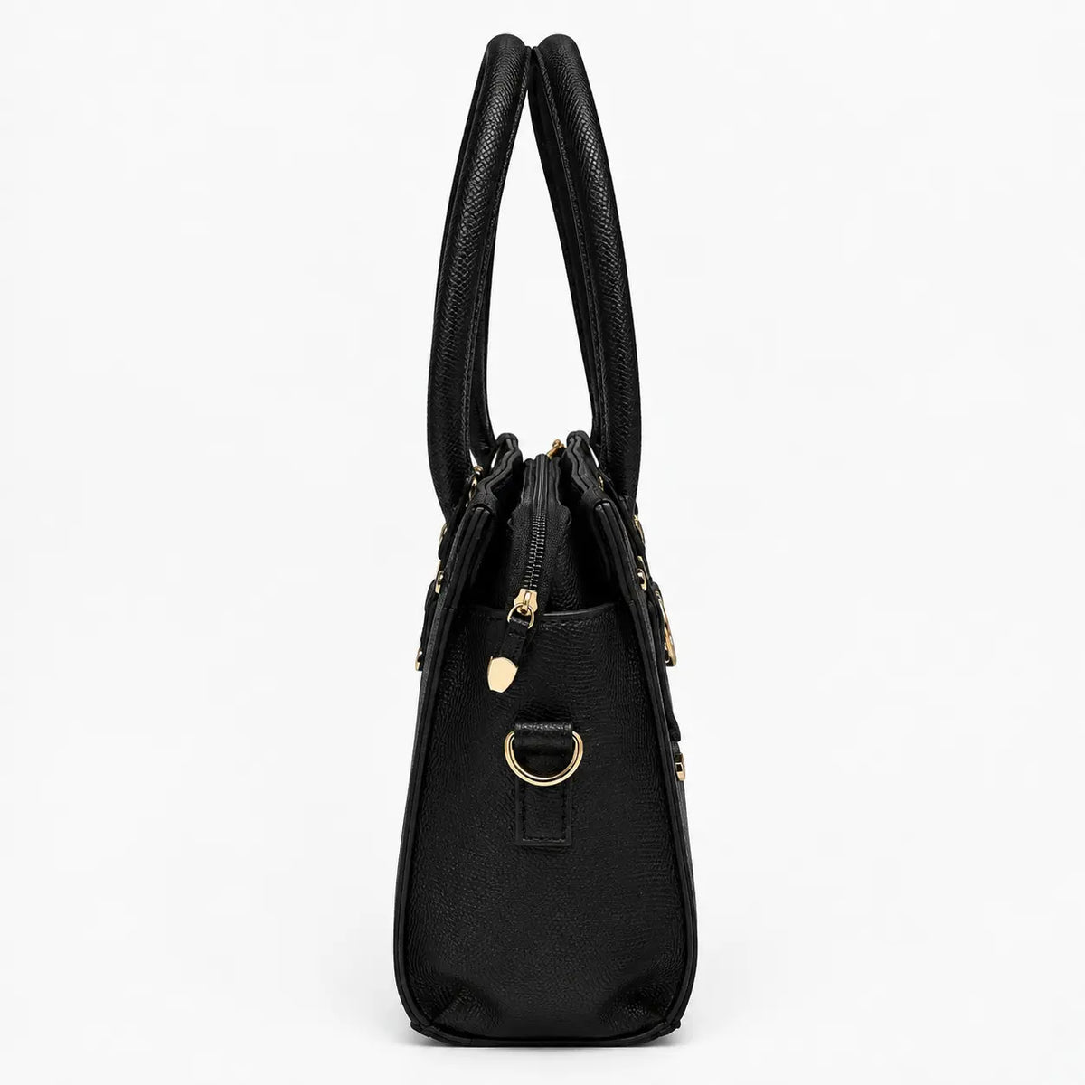 Black Bloom Shoulder Bag