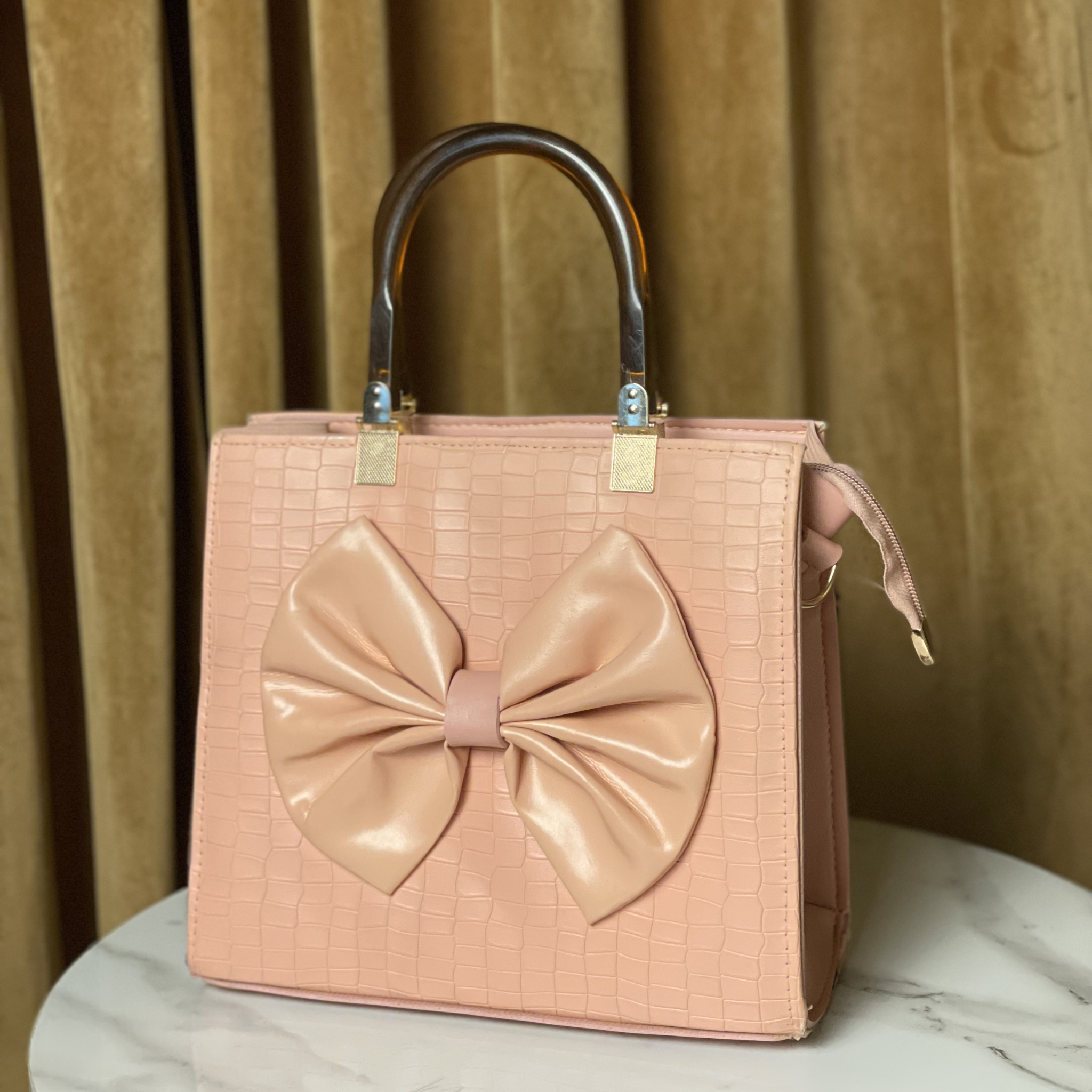Bow Leather Bag